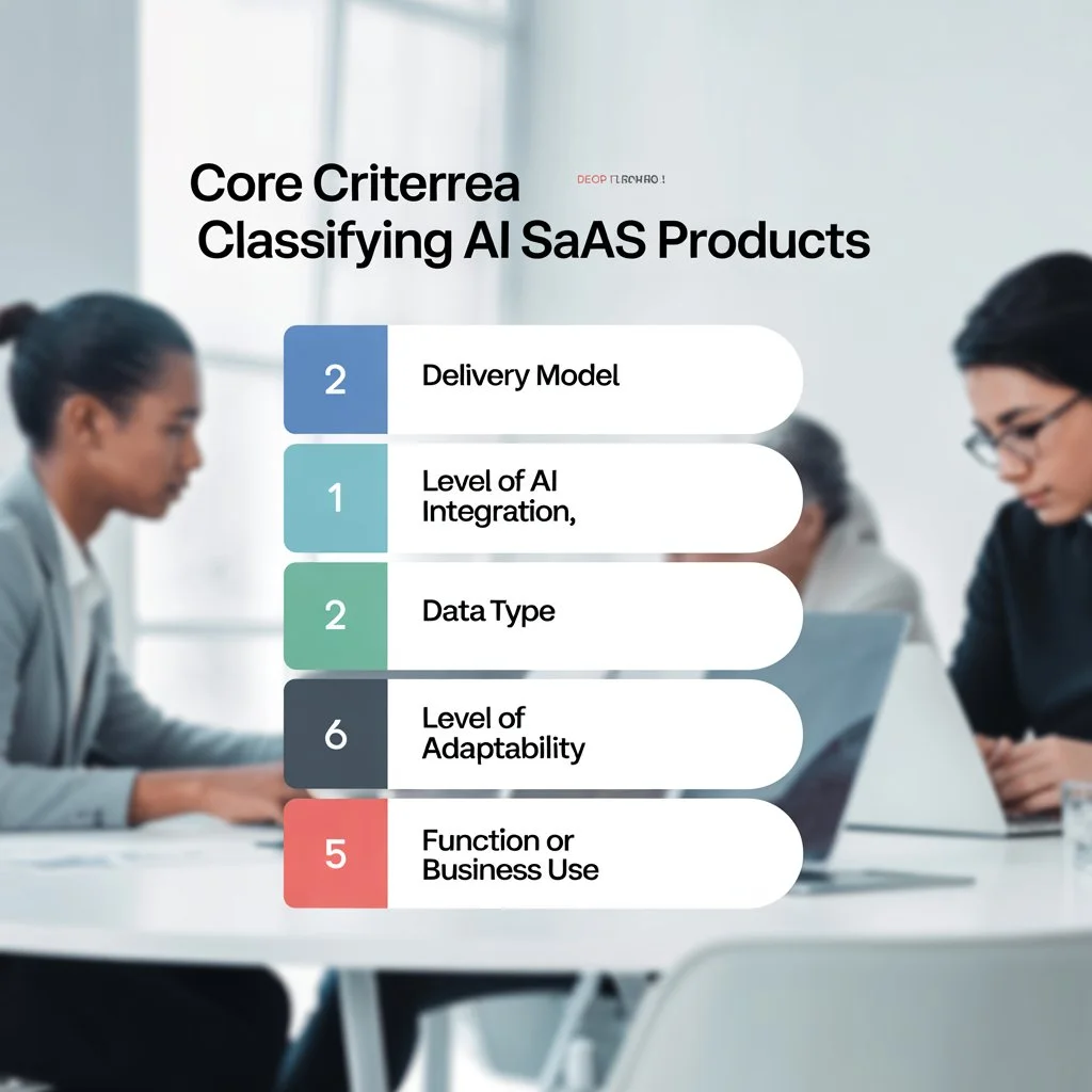 Core Criteria to Classify AI SaaS Products