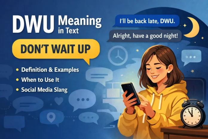 DWU Meaning in Text