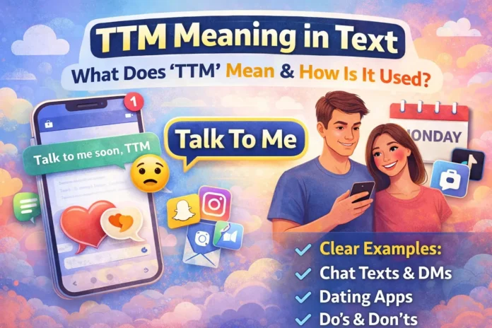 TTM Meaning in Text