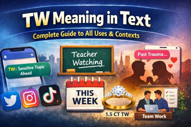 TW Meaning in Text
